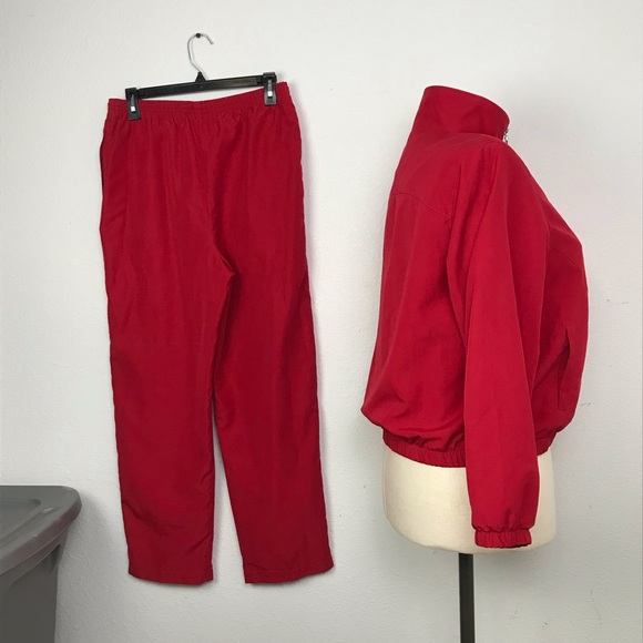 Napa Valley Petite Set Two Piece Women’s Size LP Color Red Jacket/Pants Set. - Picture 4 of 15